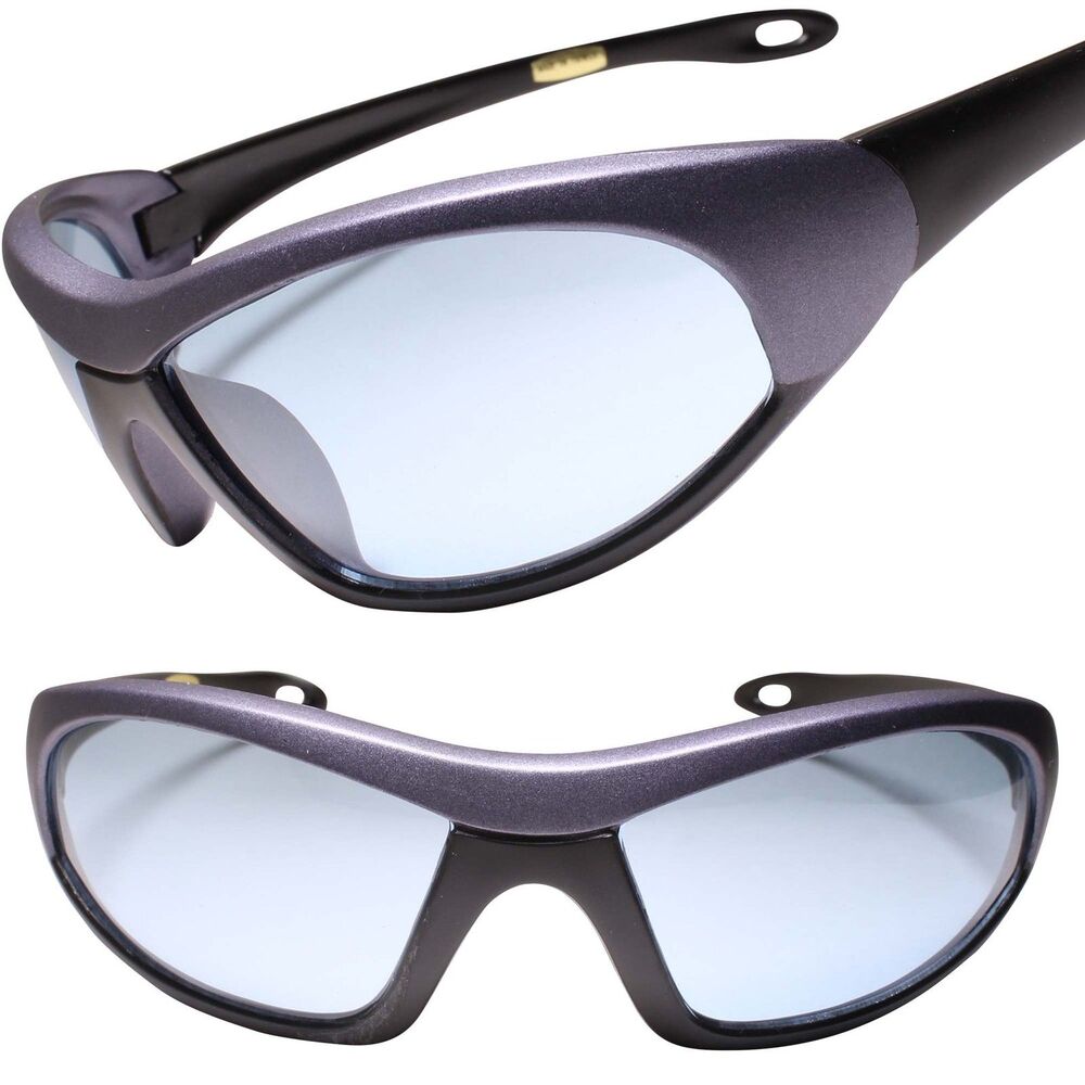 Blue Lens Cool & Confident Wrap Around Sunglasses for Outdoor Sports